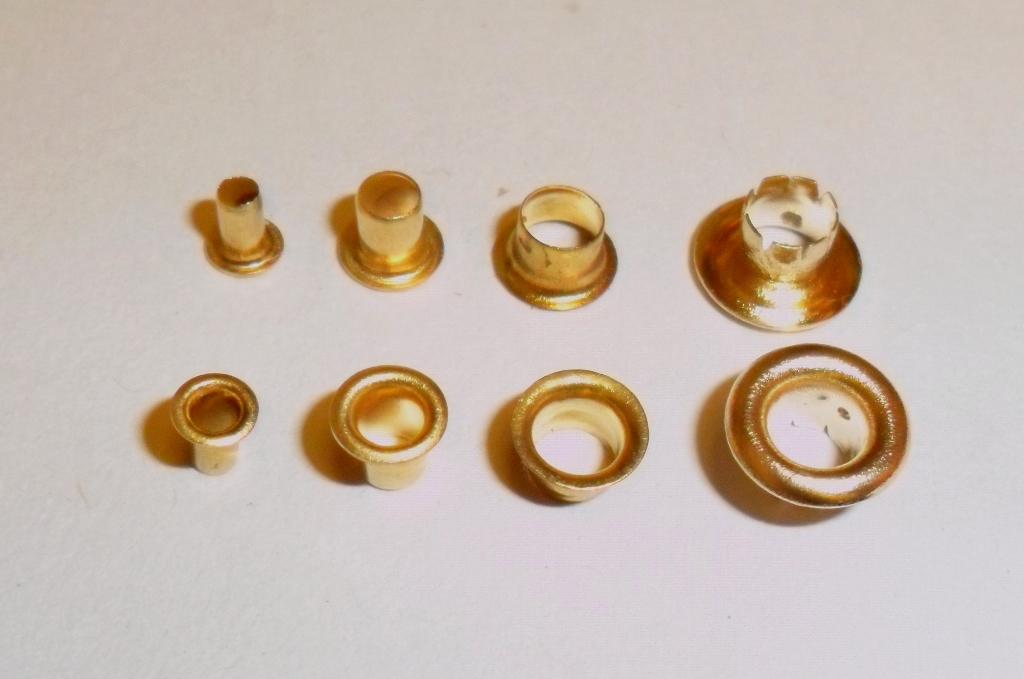 5mm Brass Plated Eyelets