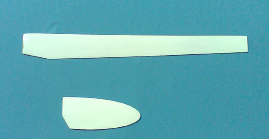 Marblehead Keel Fin & Rudder Combo - Type 1